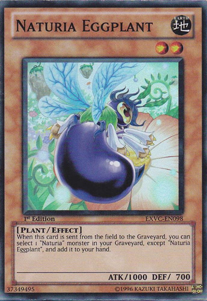 Naturia Eggplant (EXVC-EN098) - Super Rare