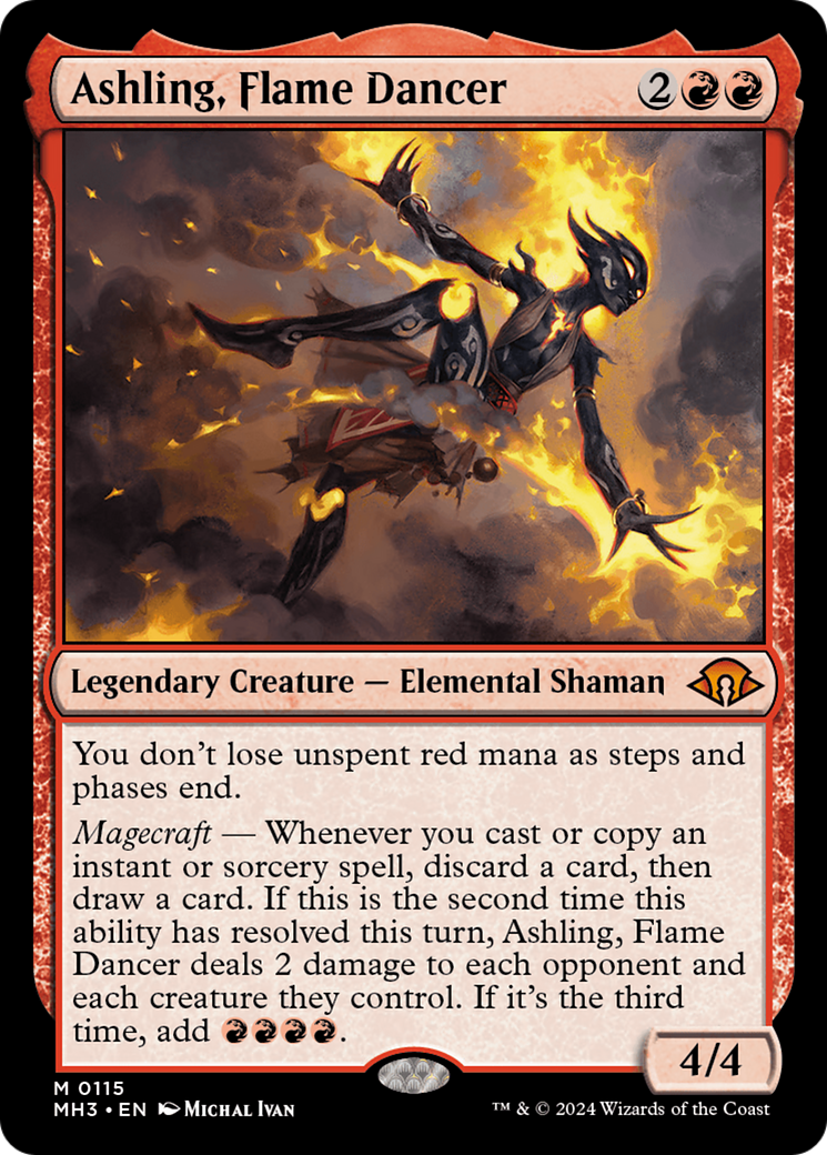 Ashling, danseur de flammes [Modern Horizons 3] 
