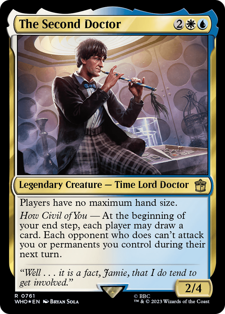 The Second Doctor (WHO-761) - Doctor Who Foil