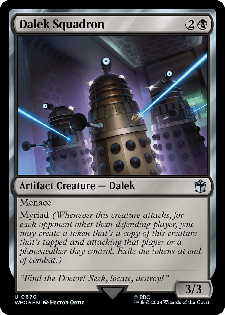 Escadron Dalek (Surge Foil) [Doctor Who] 