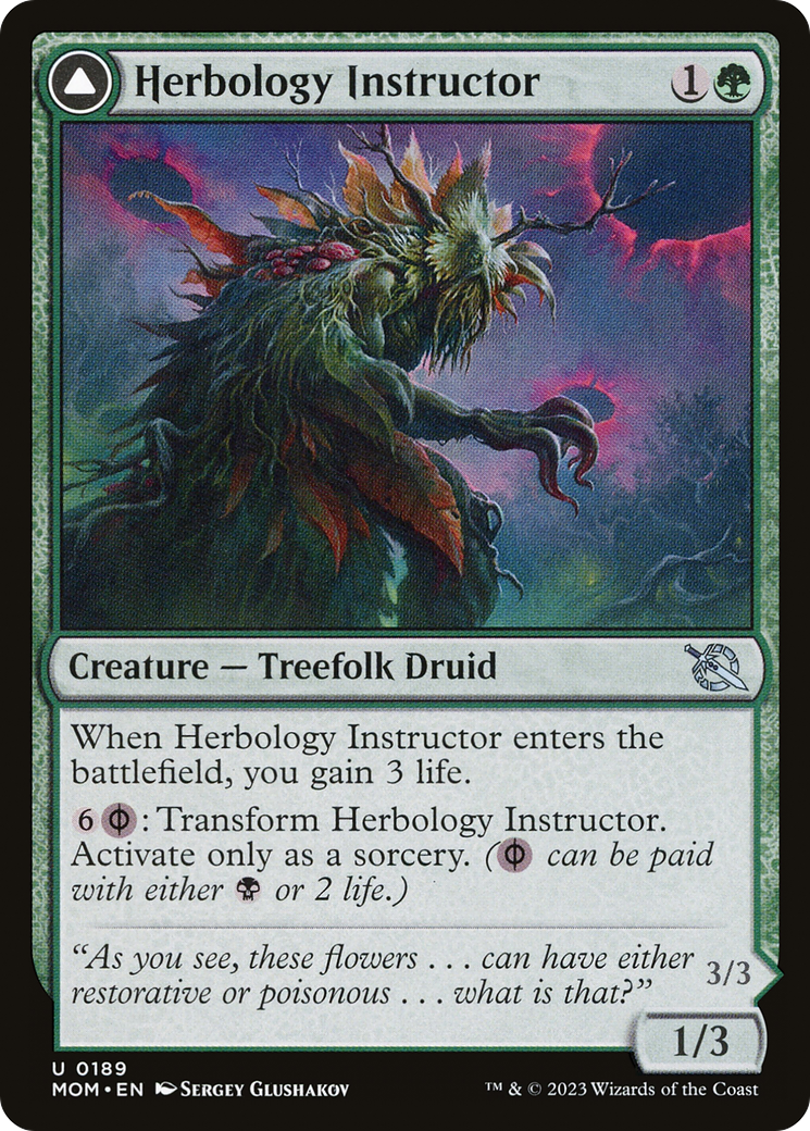 Instructeur d'herbologie // Malady Invoker [Marche de la Machine] 
