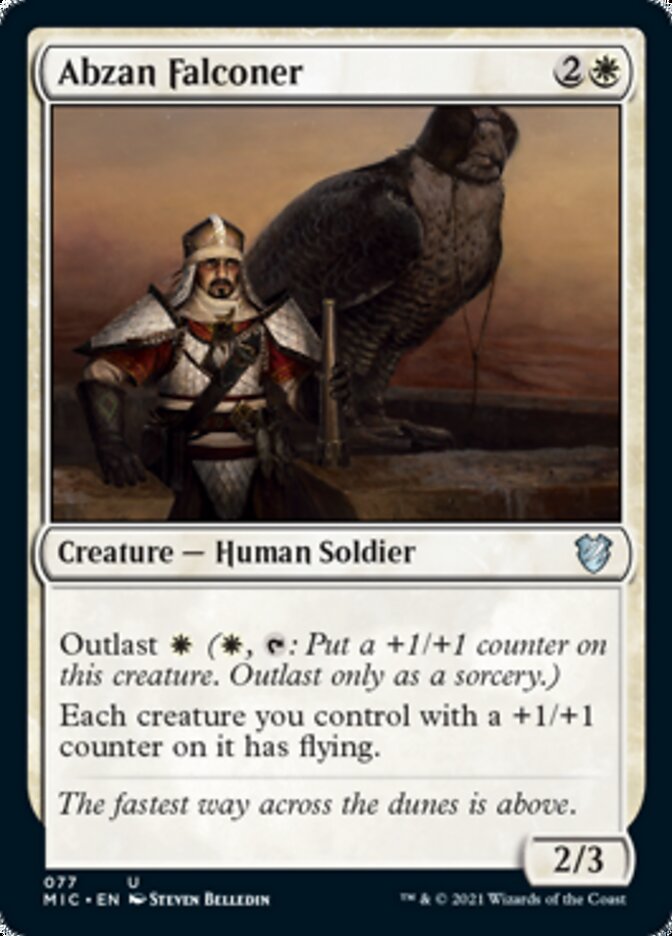 Abzan Falconer [Innistrad : Commandant de la chasse de minuit] 