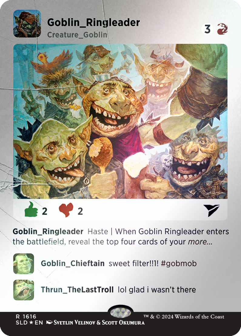 Chef de file gobelin (Rainbow Foil) [Série Secret Lair Drop] 