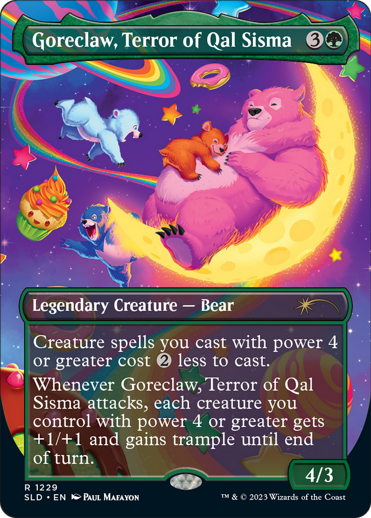 Goreclaw, Terreur de Qal Sisma (Borderless) [Secret Lair Drop Series] 
