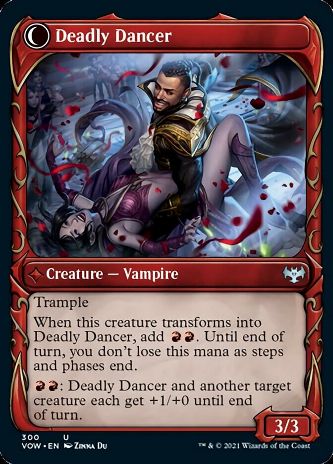 Alluring Suitor (Showcase) (VOW-300) - Innistrad: Crimson Vow: (Showcase, Double Faced Transform)