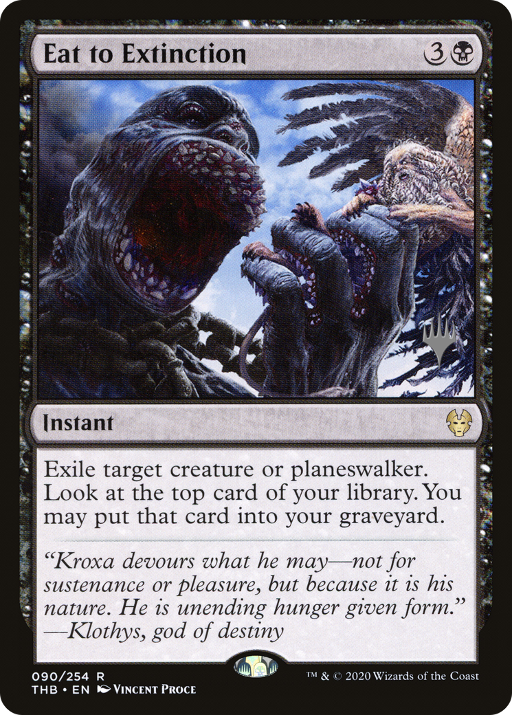 Mangez jusqu'à l'extinction (Pack promotionnel) [Theros Beyond Death Promos] 