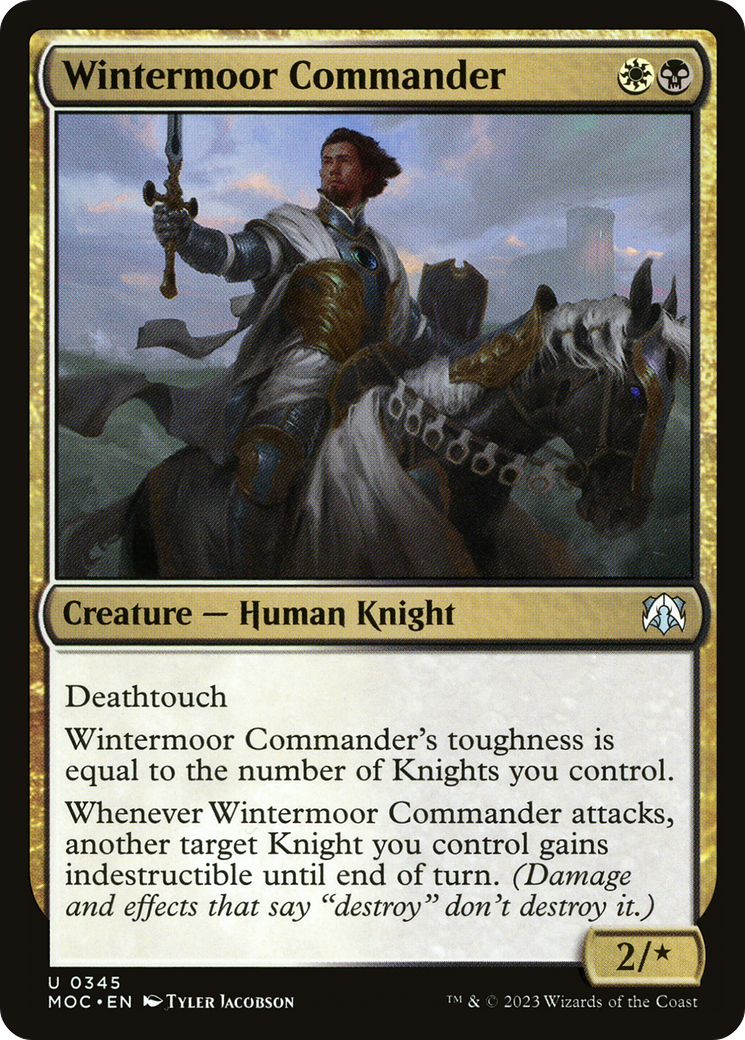Commandant de Wintermoor [Commandant de la Marche du Machine] 
