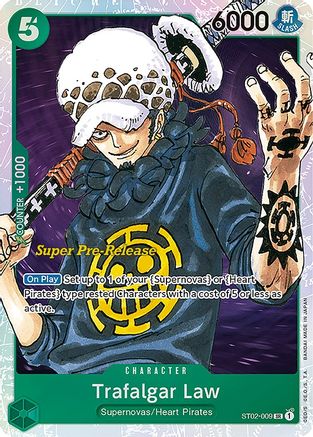 Trafalgar Law (ST02-009) - Super Rare