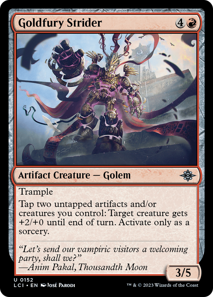 Goldfury Strider [Les cavernes perdues d'Ixalan] 