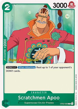 Scratchmen Apoo (ST02-008) - Common