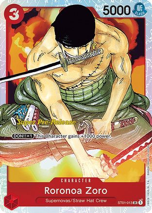 Roronoa Zoro (ST01-013) - Super Rare