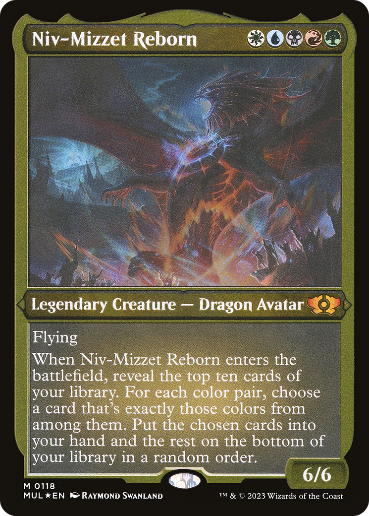 Niv-Mizzet Reborn (Foil Etched) [Légendes multivers] 