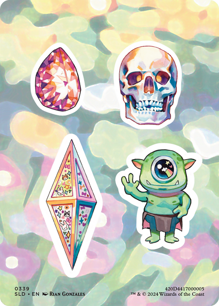 Sticker Sheet (0339) (SLD-339) - Secret Lair Drop