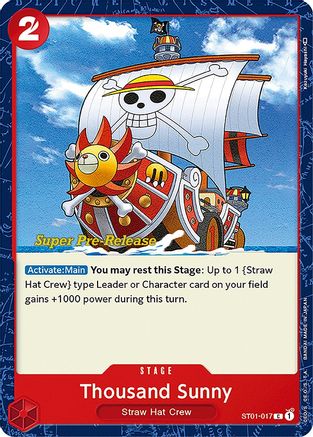 Thousand Sunny (ST01-017) - Common
