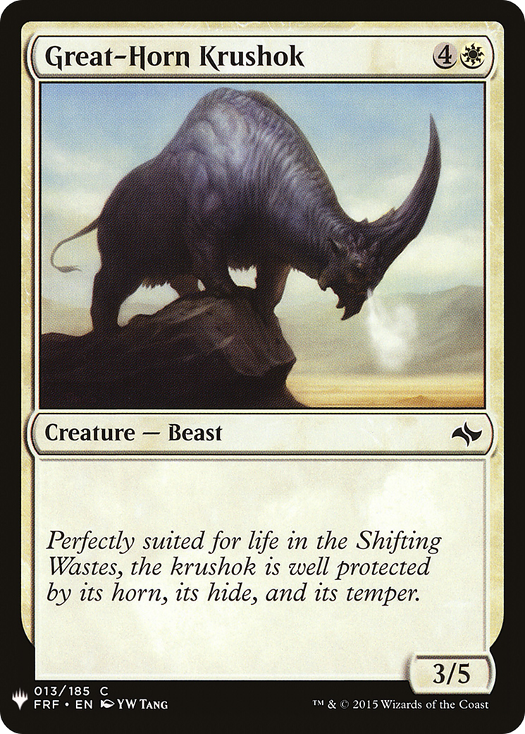 Krushok à grande corne [Booster mystère] 