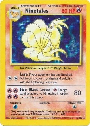 Ninetales 012  - Holofoil - Holo Rare