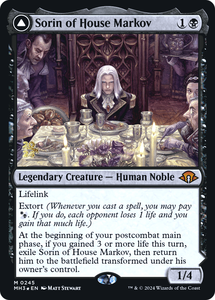 Sorin de la maison Markov [Promos avant-première de Modern Horizons 3] 