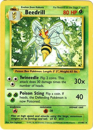 Beedrill (17/102) [Ensemble de base illimité] 