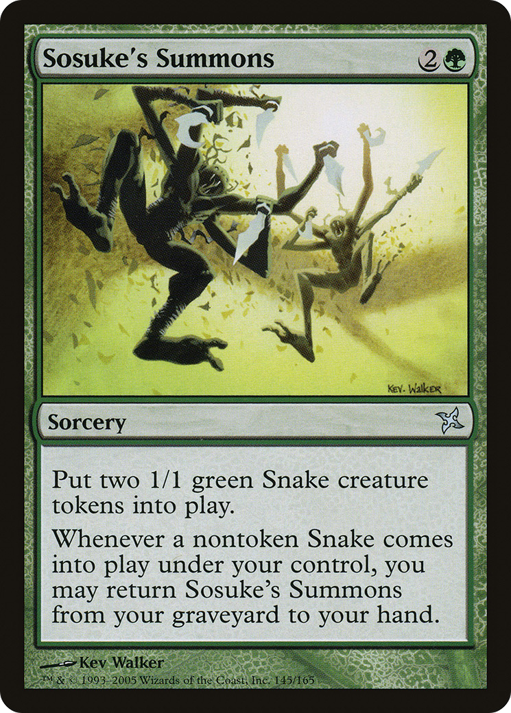 Sosuke's Summons (BOK-145) - Betrayers of Kamigawa