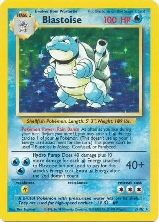 Blastoise (2/102) [Ensemble de base illimité] 