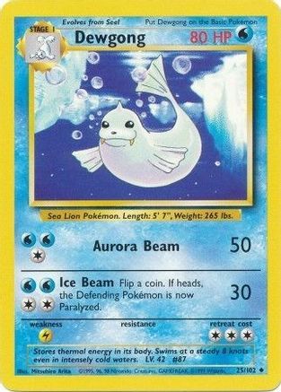 Dewgong (25/102) [Ensemble de base illimité] 