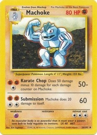 Machoke 034  - Uncommon