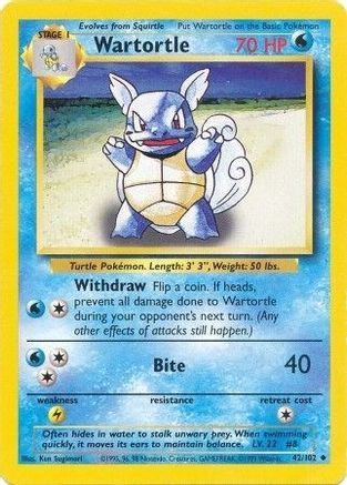 Wartortle 042  - Uncommon