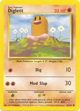 Diglett 047  - Common