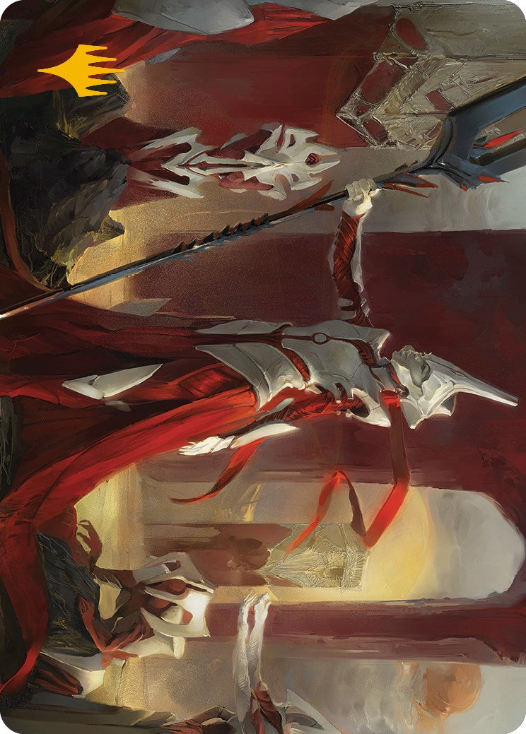 Carte d'art Zealot en porcelaine (signature estampillée or) [Phyrexia : All Will Be One Art Series] 