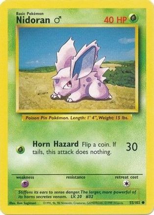 Nidoran M 055  - Common