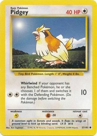 Pidgey 057  - Common