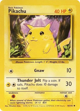 Pikachu 058  - Common