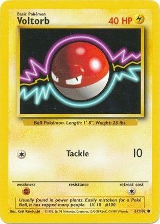 Voltorb (67/102) [Ensemble de base illimité] 