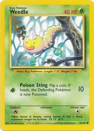 Weedle (69/102) [Ensemble de base illimité] 