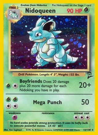 Nidoqueen 012  - Holofoil - Holo Rare