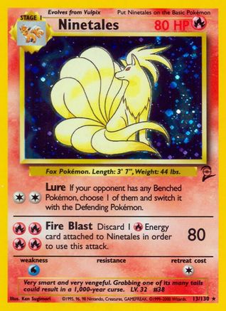 Ninetales 013  - Holofoil - Holo Rare