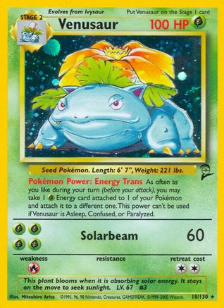 Venusaur 018  - Holofoil - Holo Rare