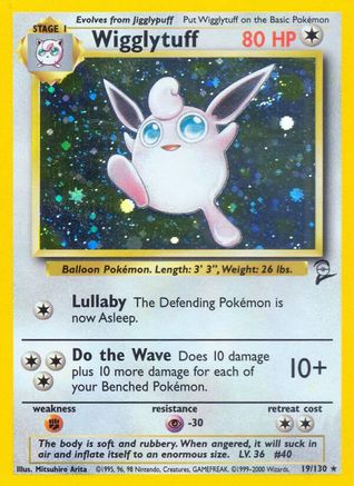 Wigglytuff 019  - Holofoil - Holo Rare