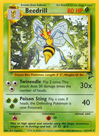 Beedrill 021  - Rare