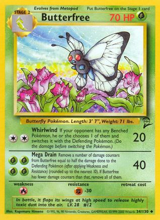 Butterfree 034  - Uncommon