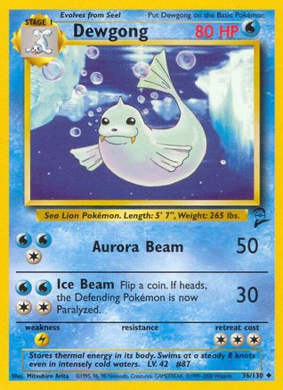 Dewgong 036  - Uncommon