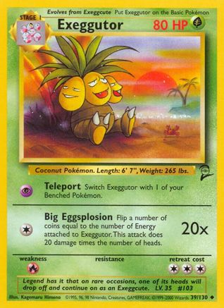 Exeggutor 039  - Uncommon