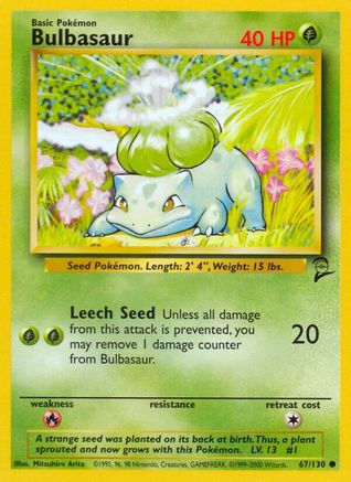 Bulbasaur 067  - Common