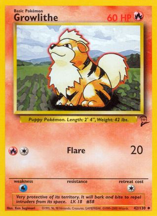 Growlithe 042  - Uncommon