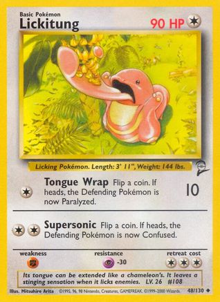 Lickitung 048  - Uncommon