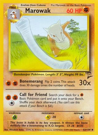 Marowak (52/130) [Ensemble de base 2] 