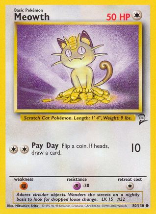 Meowth 080  - Common