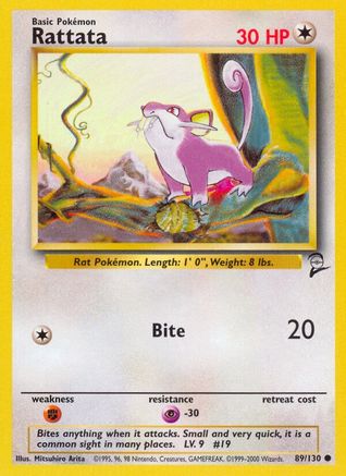 Rattata (89/130) [Ensemble de base 2] 