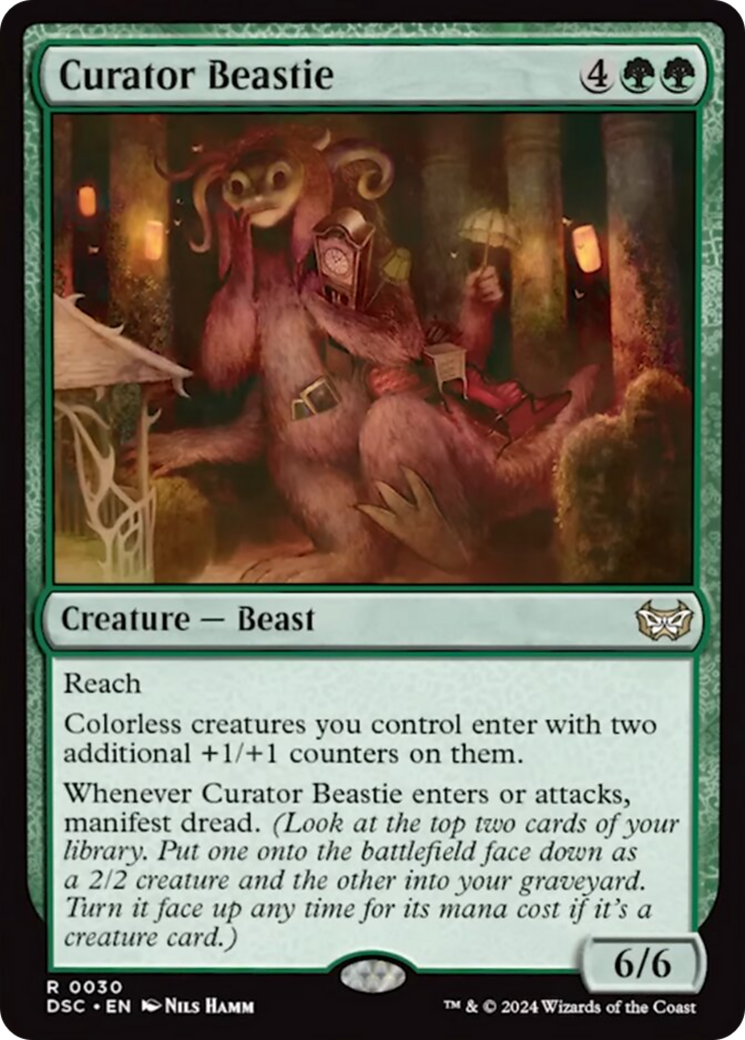 Curator Beastie (DSC-030) - Duskmourn: House of Horror Commander
