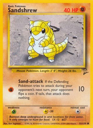 Sandshrew 091  - Common